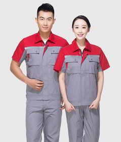 夏季透氣勞保工作服套裝